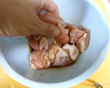 男子が喜ぶ♪さつま芋と鶏肉の煮物作り方3写真