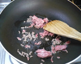 簡単美味しいほうれん草とひき肉の炒め物作り方2写真