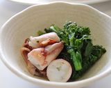 ボイルやりいかの酢味噌あえ作り方4写真