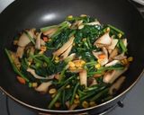✿エリンギとほうれん草のバター炒め✿作り方8写真