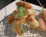 おつまみに串でピーちく天作り方5写真