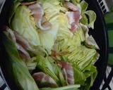 簡単！お酒だけのキャベツ煮♪作り方3写真