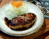 ご飯がすすむ♡きのこ入りポークハンバーグ作り方7写真