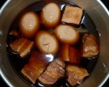 圧力鍋で♪　とろとろのヘルシー豚の角煮作り方9写真