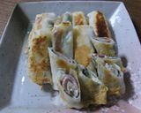チーズのとえのきの焼き春巻作り方7写真