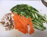 アスパラのきんぴら風作り方1写真