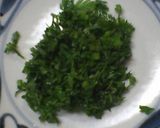 お弁当に＊人参の葉と豚肉の卵焼き◎作り方1写真