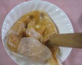 コチュジャン入りおから餅の大葉包み作り方3写真