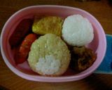 【キャラ弁】くろうさ 梅雨ver.作り方3写真