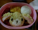 【キャラ弁】くろうさ 梅雨ver.作り方4写真