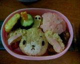 【キャラ弁】くろうさ 梅雨ver.作り方7写真