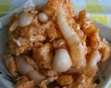 お弁当にも♪えびと卵のケチャップマヨ炒め作り方4写真