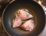 簡単　ぶりの照り焼き　　にんにく風味作り方1写真