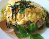 ふわとろ♬鰻とチーズの和風オムライス❤作り方9写真
