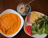 野菜ジュースでサラダクレープ作り方4写真