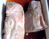 まぐろブロックのバーベキュー風漬け焼き。作り方2写真
