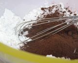 ルクエで♥チョコケーキ蒸しパン作り方1写真