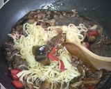 マーボー茄子風 あんかけ焼きそば作り方6写真