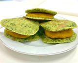 かぼちゃとほうれん草のどら焼き作り方8写真