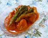 ＊野菜ジュースDEチキンとアスパラ煮＊作り方6写真