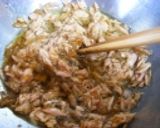 つゆで「大根とツナ＆なめ茸の和風パスタ」作り方2写真