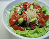 残った焼肉のタレでチョレギサラダ作り方4写真