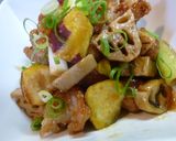 男子が喜ぶ♪さつま芋と鶏肉の煮物作り方10写真