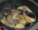 なすとそめんの煮物作り方2写真