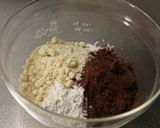 ココア生地☆バナナチョコ・チップ～タルト作り方1写真