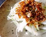 白菜の芯の辛味和え作り方7写真