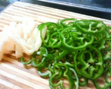 ピーマンと油揚げの甘辛きんぴら✿✿作り方1写真