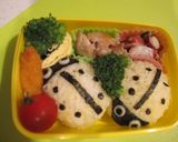 キャラ弁★てんとうむし☆おにぎり★作り方4写真