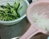 きゅうりと大根のわさびマヨ和え☆作り方1写真