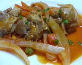 チキンのやわらか野菜ジュース煮込み♪作り方4写真