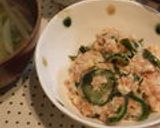 ヘルシー♬わかめ入りおから&豆腐サラダ作り方6写真