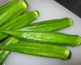 《簡単おつまみ》さっぱりオクラの豚肉巻き作り方3写真