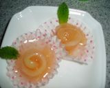 りんごで薔薇ゼリー　～お弁当・デザートに作り方13写真