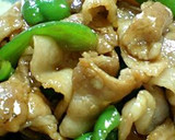 ピーマンと豚ばら肉のオイスターソース炒め作り方9写真
