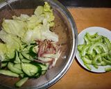 ゆず胡椒でさっぱり！夏野菜ゴーヤサラダ作り方1写真