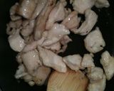 簡単！鶏胸肉とピーマンのオイスター炒め丼作り方4写真