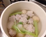 ホッコリ鶏団子スープ作り方3写真
