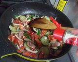 野菜たっぷり❤娘の大好きなナポリタン作り方7写真