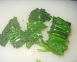 かきとほうれん草のオイスター炒め作り方3写真