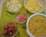 ペンネ入り♪1日分の野菜チャウダー作り方1写真