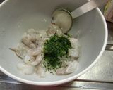 ♪磯の香りたっぷりプリプリのエビマヨ♪作り方3写真