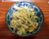 しめじと鶏肉のマヨネーズあえ作り方5写真