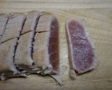 マグロのたたき風サラダ・山わさび仕立て作り方3写真