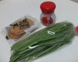 懐かしい母の味❤ささぎとひら天の炒め物作り方1写真