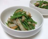 懐かしい母の味❤ささぎとひら天の炒め物作り方7写真