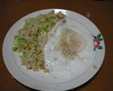 茹でキャベツのご飯作り方5写真